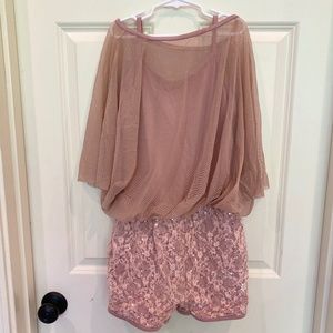 Pink Contemporary Romper